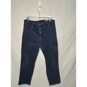 Gloria Vanderbilt Amanda Jeans Womens 16P Petite Dark Wash Stretch Tapered Denim